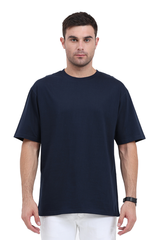 NAVY BLUE PREMIUM COTTON OVERSIZED T-SHIRT