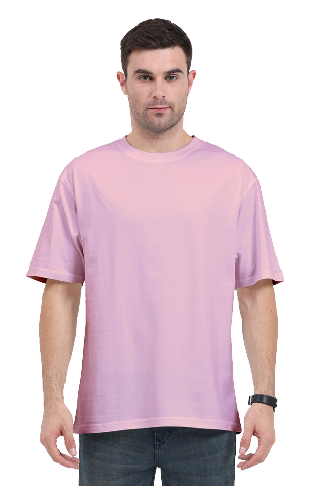 LIGHT BABY PINK PREMIUM COTTON OVERSIZED T-SHIRT