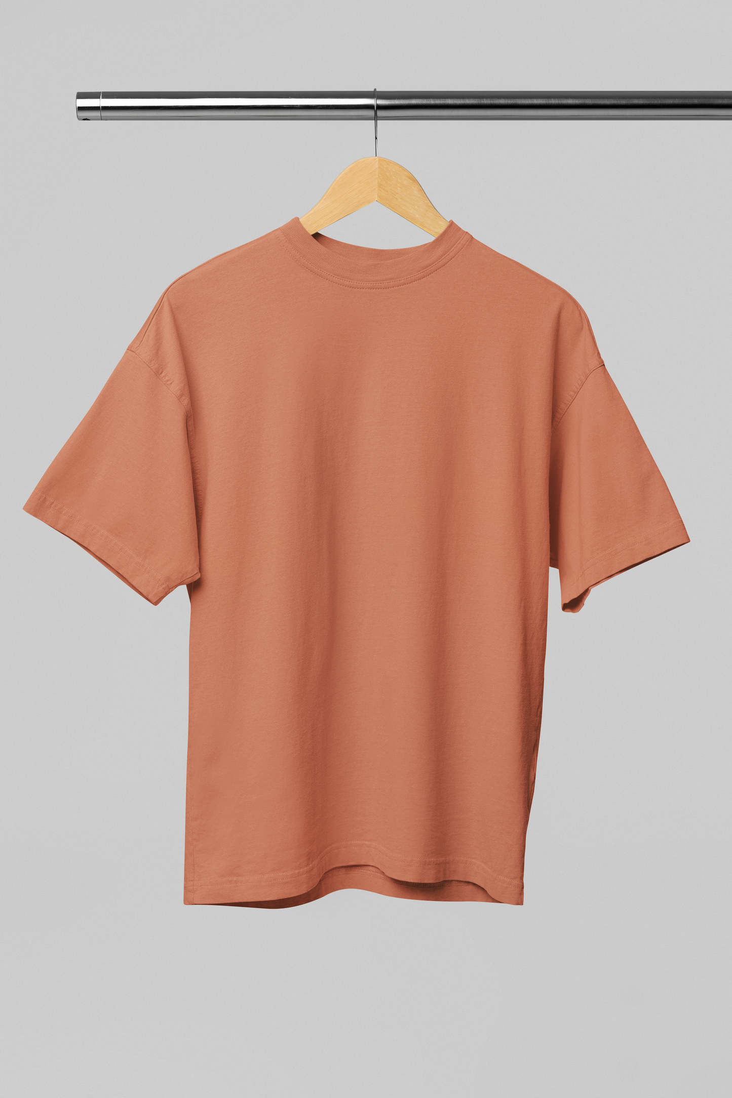 CORAL PREMIUM COTTON OVERSIZED T-SHIRT