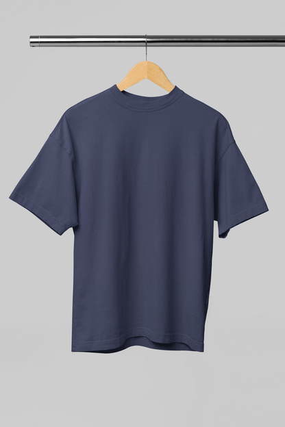 NAVY BLUE PREMIUM COTTON OVERSIZED T-SHIRT