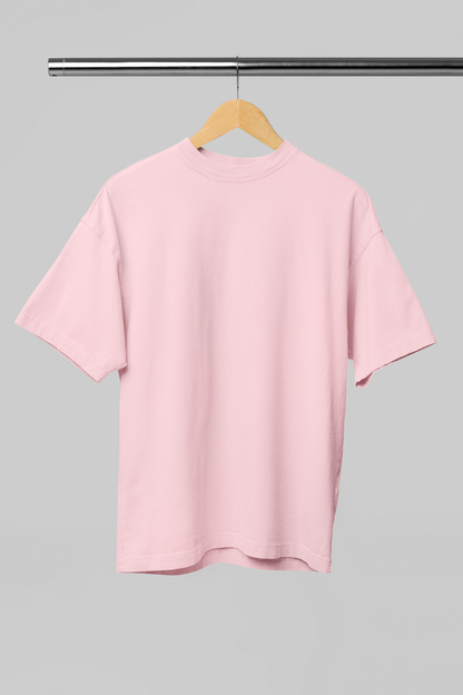 LIGHT BABY PINK PREMIUM COTTON OVERSIZED T-SHIRT