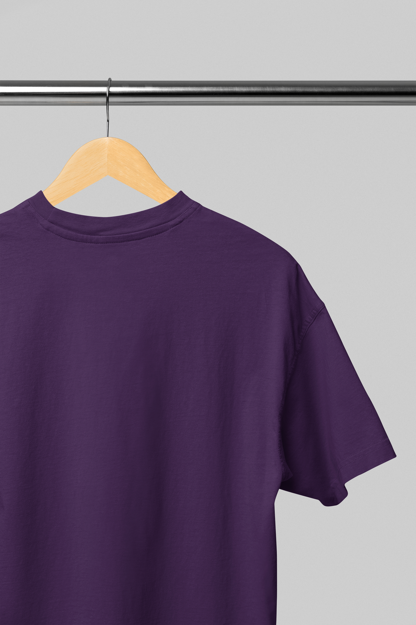 PURPLE PREMIUM COTTON OVERSIZED T-SHIRT