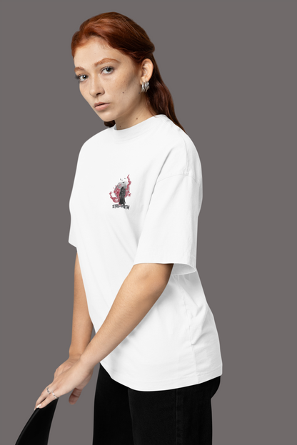 NINJA STRENGTH | OVERSIZED T-SHIRT | WHITE